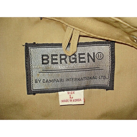 Bergen Campri Outdoor Hunting Fishing Jacket Coat By Campari International Lg - Picture 7 of 7